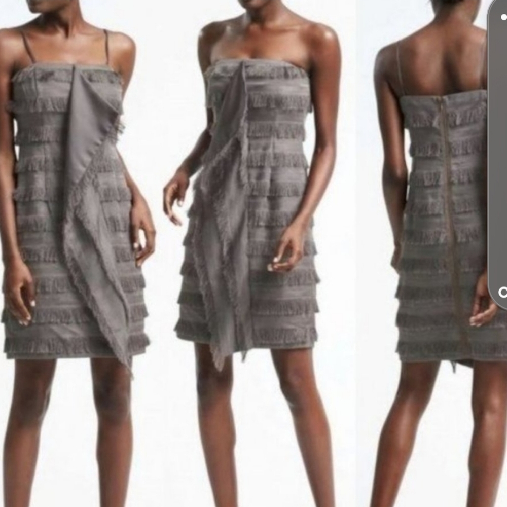 BANANA REPUBLIC HERITAGE COLLECTION  NWOT SLEEVELESS FRAY EDGE DRESS SIZE 6
